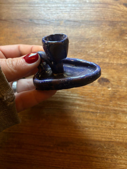 Big Ritual Candle Holder Blue