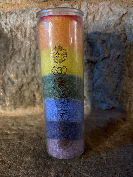 Chakra Rainbow 100h Candle