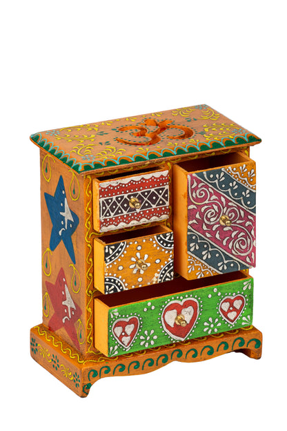 Hand Painted little Chest of Drawers for Altar