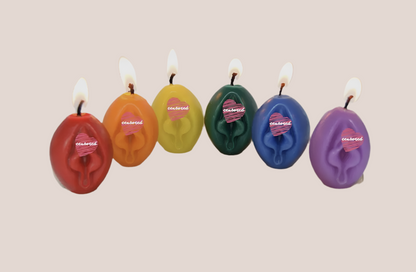 Yoni Ritual Candle - Different Colours