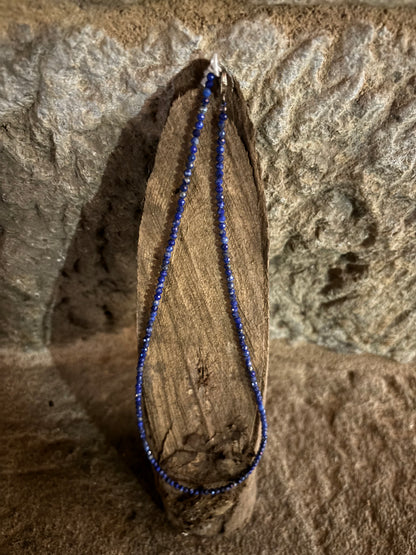 Lapis lazuli gemstone necklace