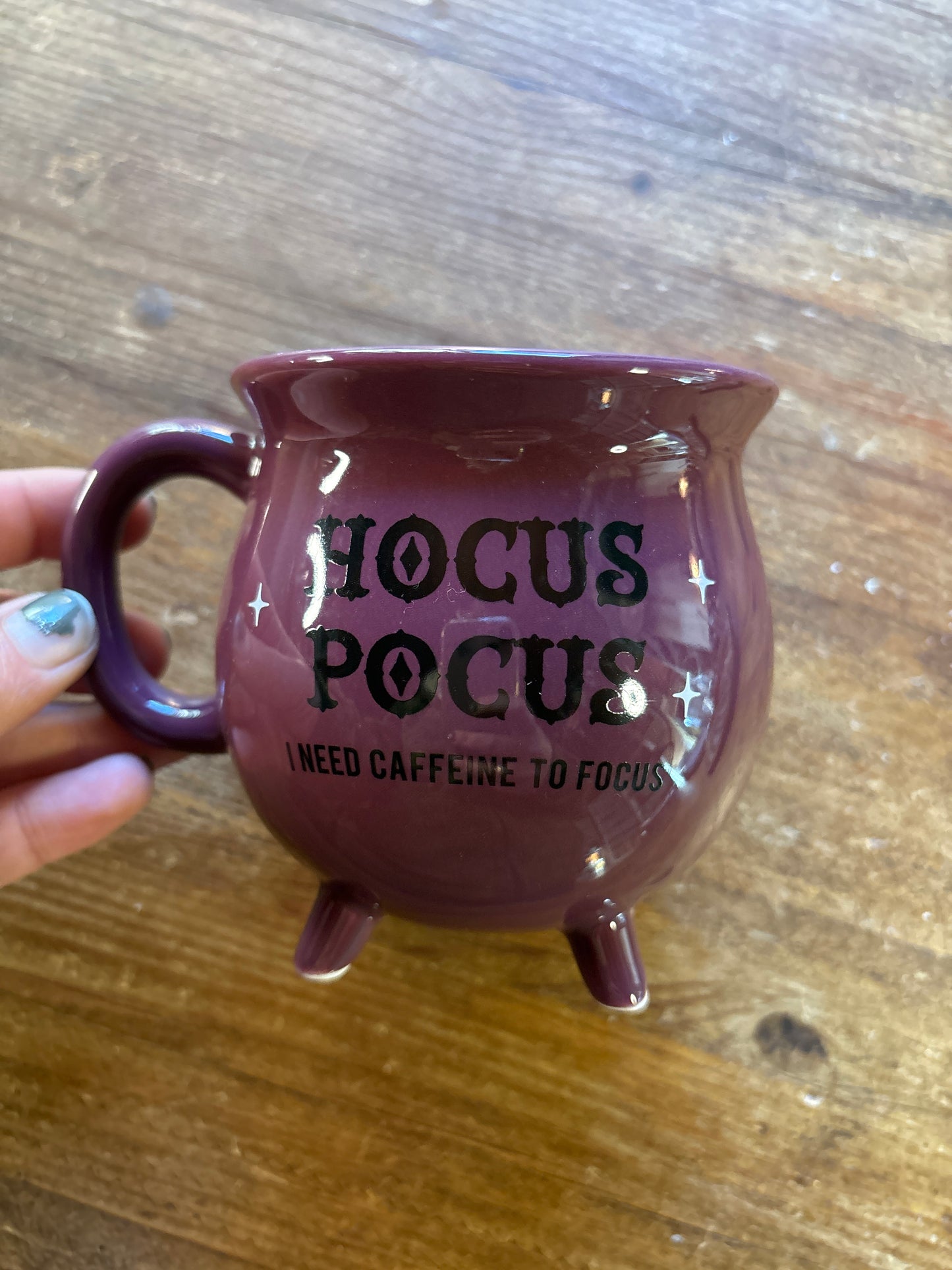 Purple Cauldron Mug - Hokus Pokus