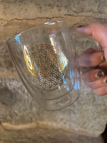 Flower of Live Glas Mug