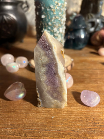 Amethyst Agate Tower