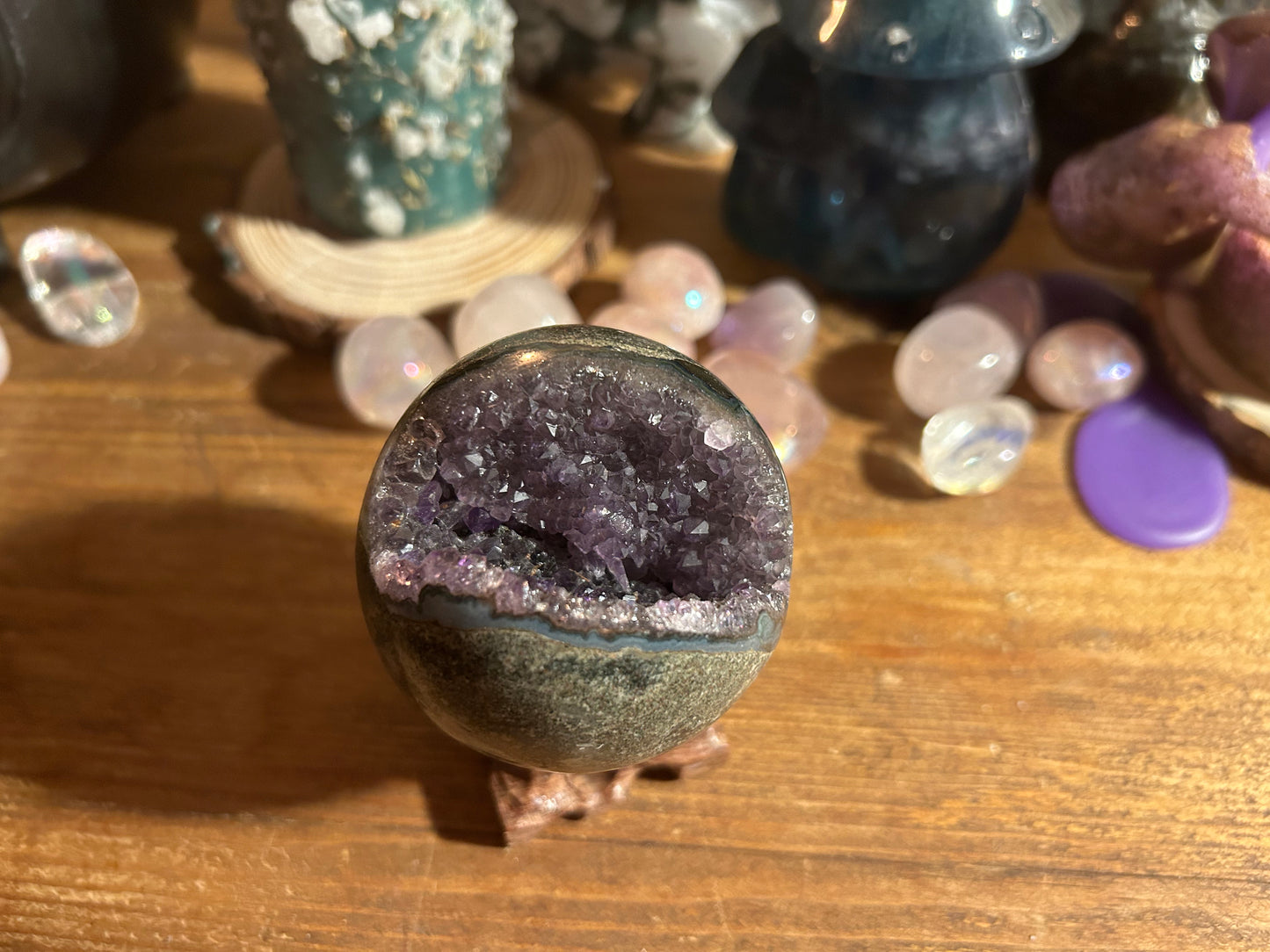 Druzy Amethyst Sphere