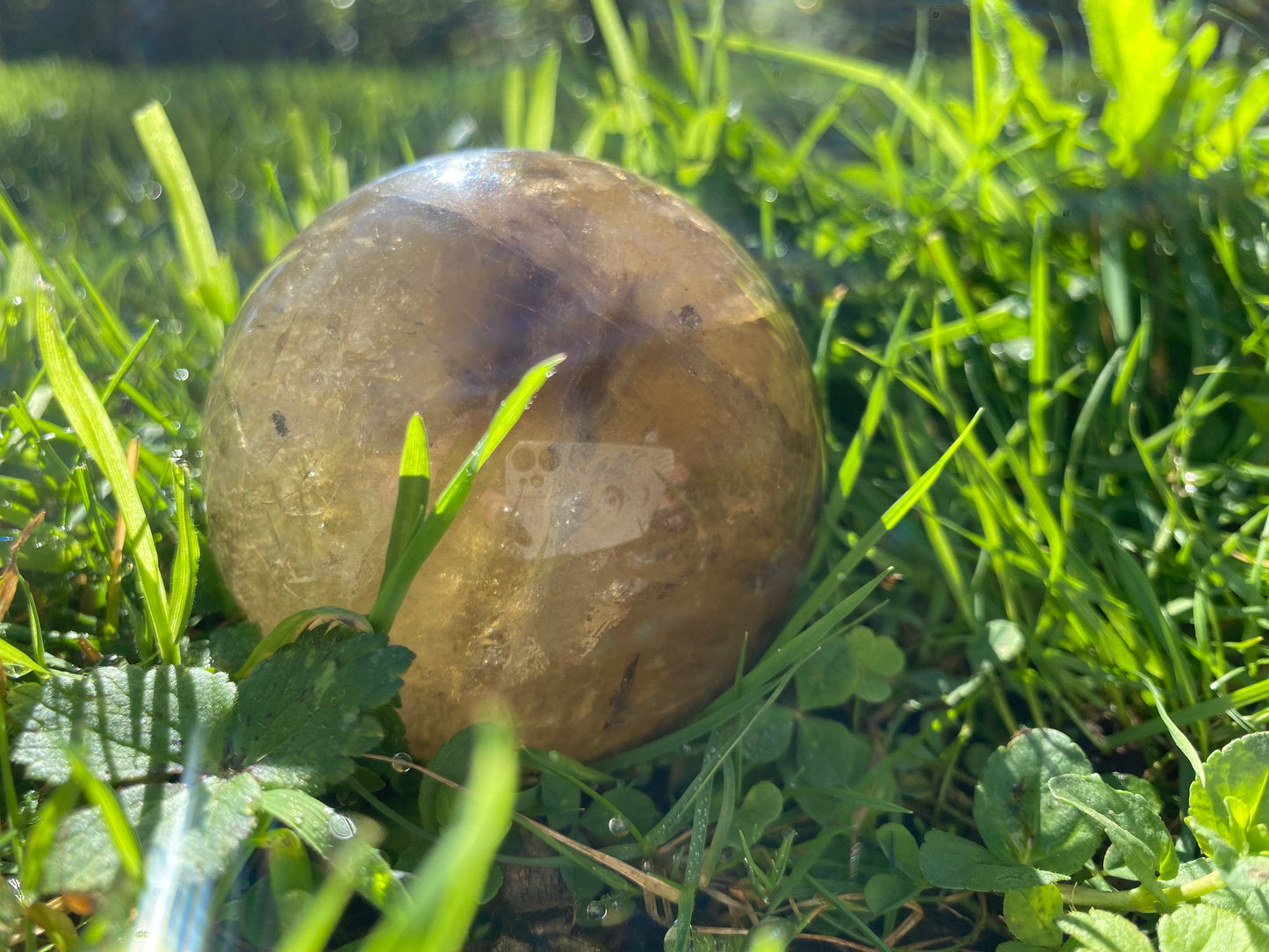 Smoky Citrin Sphere from Brasil