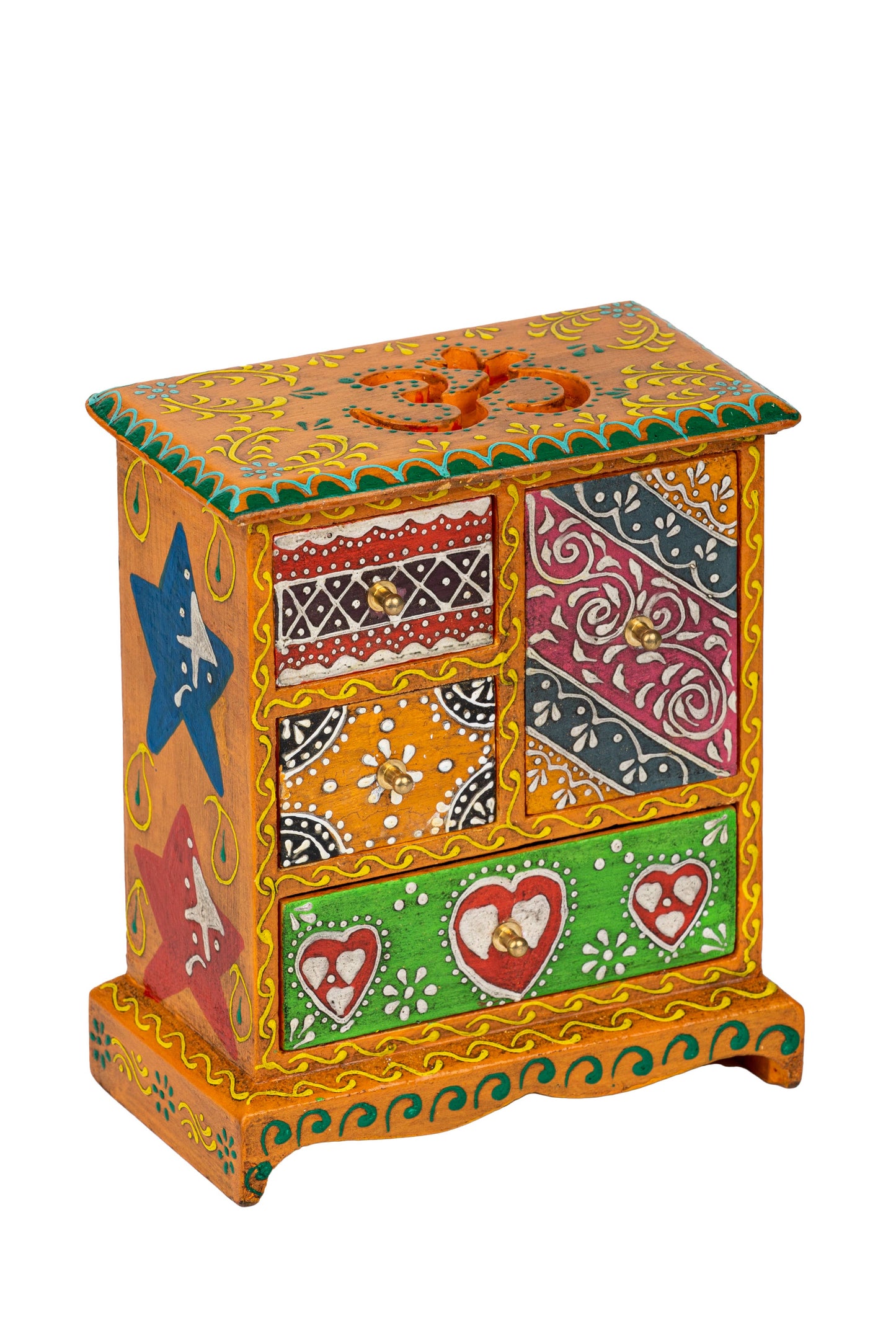 Hand Painted little Chest of Drawers for Altar